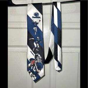 PSU Penn State Football 55” Neck Tie Nittany Lions Harris Lawrence Blue White HL